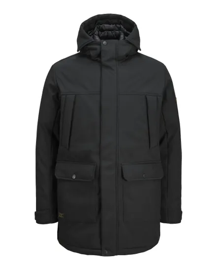 Veste dextérieur Homme JJFINN SOFTSHELL PARKA Noir