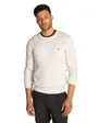 Pull col rond Homme CLASSIC COTTON CABLE CREW NECK Écru