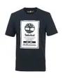 T-shirt manches courtes Homme STACK LOGO TEE Noir
