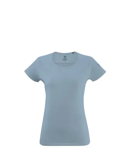 T-shirt Femme HIKING JACQUARD TS SS W Bleu