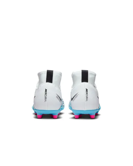 Crampons de football Enfant JR SUPERFLY 9 CLUB FG/MG Blanc
