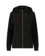 Sweat zip à capuche Femme JACEY W FULL ZIP Noir
