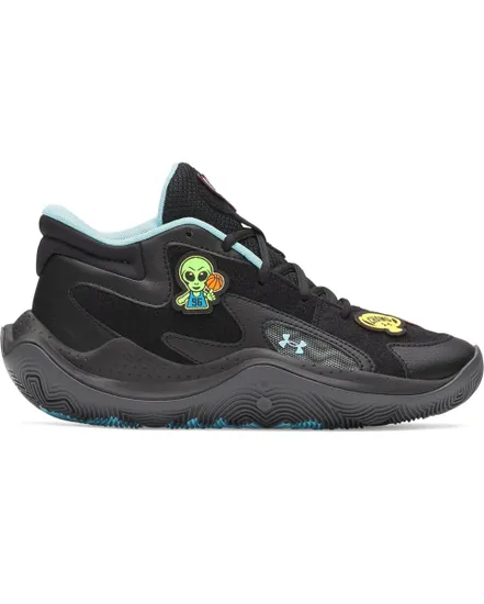 Chaussures de basketball Enfant UA GS JET  25 VC Noir
