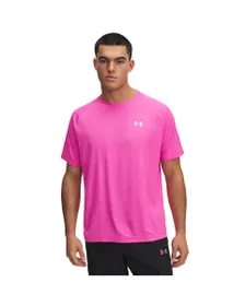 T-shirt Homme UA TECH TEXTURED SS Rose