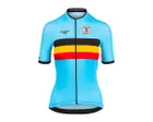 Maillot manches courtes Femme OFFICIAL TEAM BELGIUM ICON CLASSIC Bleu