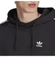 Sweat à capuche Homme 3-STRIPES HOODY Noir