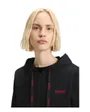 Sweat zippé à capuche Femme HUGO ID JACKET Noir