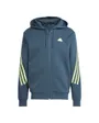 Sweat zip manches longues Homme M FI 3S FZ Bleu