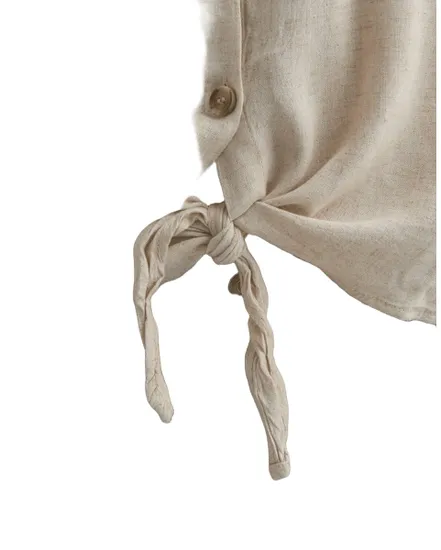 Chemise Femme PCPIA SS Tie Shirt Wvn Noos