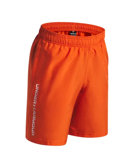 Short Enfant UA TECH WOVEN WORDMARK SHORT Orange