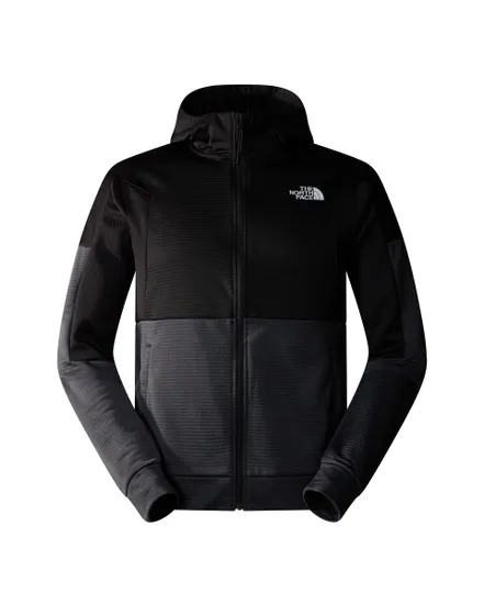 Veste à capuche manches longues Homme M MA FULL ZIP FLEECE - EU Noir