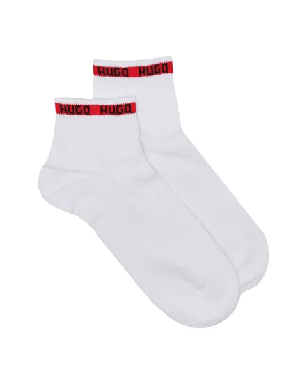 Lot de 2 paires de chaussettes Homme 2P SH TAPE CC Blanc