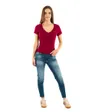 Tee-Shirt Femme Slim V-Neck Tommy Jeans