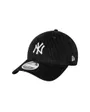 Casquette Homme New Era Cord 9FORTY Yankees Noir