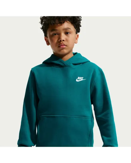 Sweat à capuche Garçon K NSW CLUB FLC HDY LBR Vert