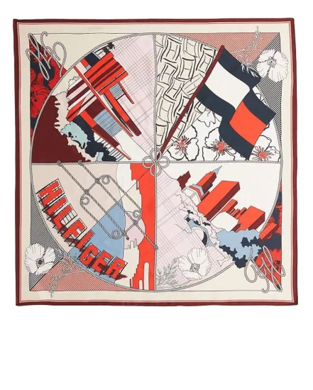 Foulard Homme Flag Floral Silk