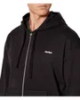 Sweat zippé à capuche Homme DAPOZIP Noir