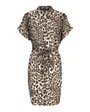 Robe Chemise Femme Imprimé Léopard