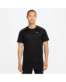 T-shirt Homme M NK DF UV MILER SS Noir