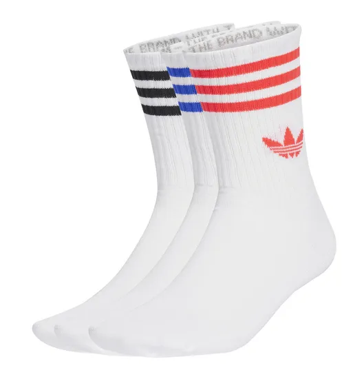 Lot de 3 paires de chaussettes 3S CREW S 3P Blanc