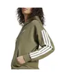 Sweat zip à capuche Femme W 3S FL FZ HD Vert