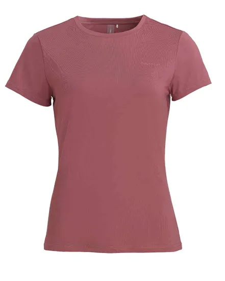 T-shirt manches courtes Femme RUNA LINE ON SS REG TEE Rose