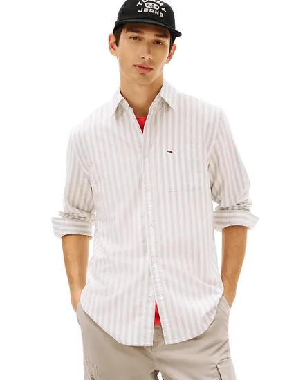 Chemise Oxford Homme Tommy Jeans Reg Stripe