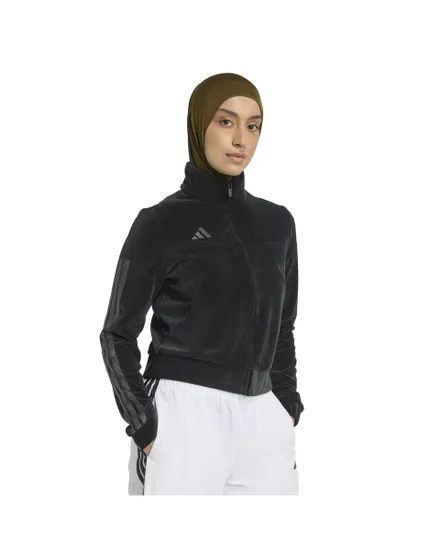 Veste zip Femme W TIRO Q4 TT Noir
