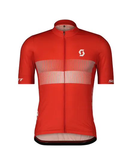 Maillot manches courtes Homme RC TEAM 10 Rouge/Blanc