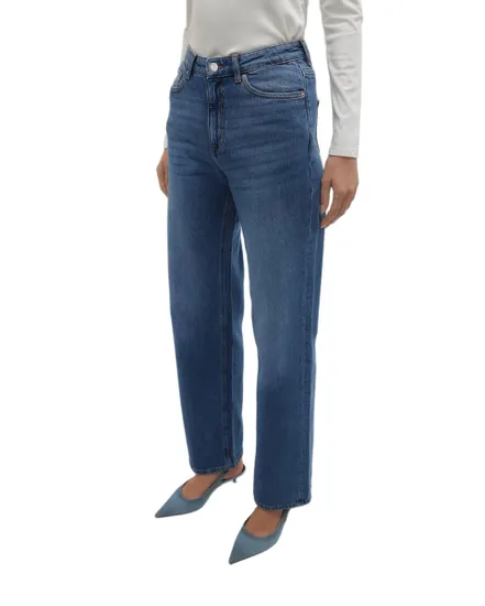 Jean Femme VMTESSA HR WIDE JEANS RA380 GA NOOS Bleu