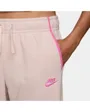 Pantalon de survetement Femme W NSW CLUB FLC CZY MR WIDE PNT Rose