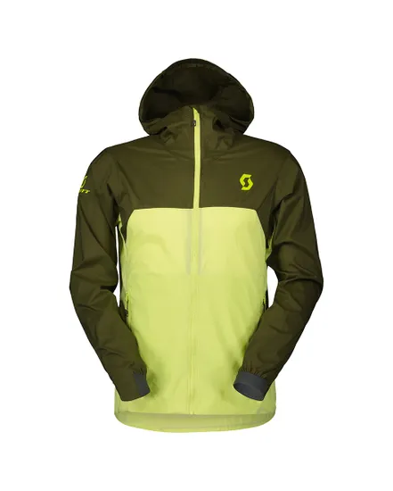 Veste coupe-vent Homme EXPLORAIR LIGHT WB Vert/Jaune