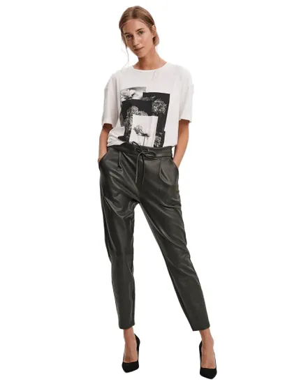 Pantalon Femme VMEVA Loose String Coated