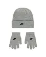 Set bonnet + gants Enfant NAN FUTURA BEANIE/GLOVE SET Gris