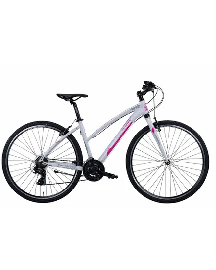 VTC Femme X-CROSS 3X7V Blanc/Fushia