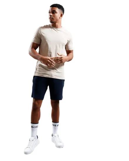 T-shirt col rond Homme THOMPSON Beige Clair