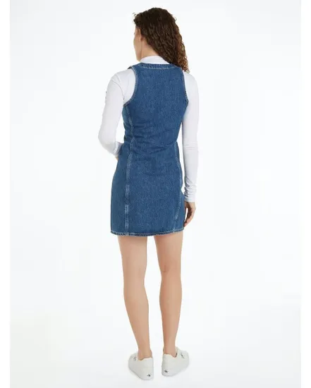 Robe en jean Femme ZIP THROUGH SLEEVELE Bleu