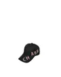 Casquette Homme Chabrand Noir Logo Rose