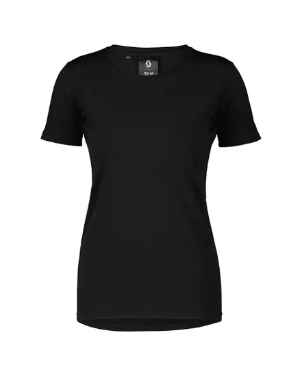 T-shirt manches courtes Femme COMMUTER MERINO Noir