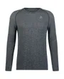 T-shirt manches longues Homme T-SHIRT CREW NECK L/S ESSENTIAL SEAMLESS Gris