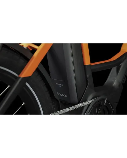 Vélo électrique urbain Unisexe COMPACT HYBRID 500 Orange