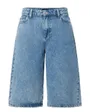 Short Jean Femme Skater Denim Mi-Haute