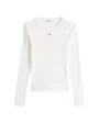 T-shirt Manches Longues Femme Slim Essential Rib