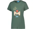 T-shirt manches courtes Femme GRAPHIC Vert Mousse