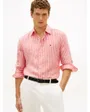 Chemise Homme LINEN BENGAL STRIPE RF SHIRT Rose