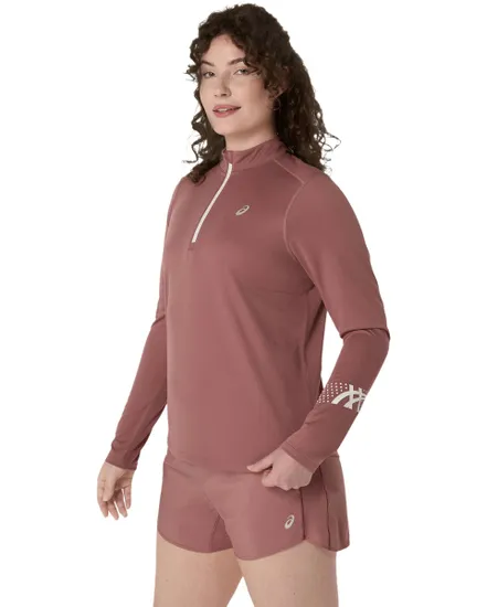 Haut Running Femme ICON 1 2 ZIP LS TOP