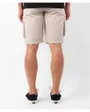Short Homme BERMUDA RAYE CEINTURE INTEGREE Beige