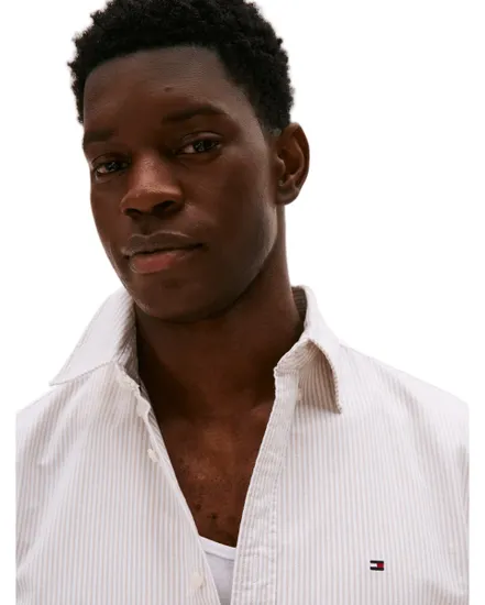 Chemise Homme HERITAGE OXFORD STRIPE RF SHIRT Beige