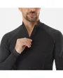 Haut zip manches longues Homme DRYNAMIC SOFT LS 1/2 ZIP Noir