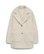 Manteau Femme VMLARA MILLE COAT LCS Beige
